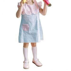 NEW THE PROPER PEONY girls balloons dress in blue